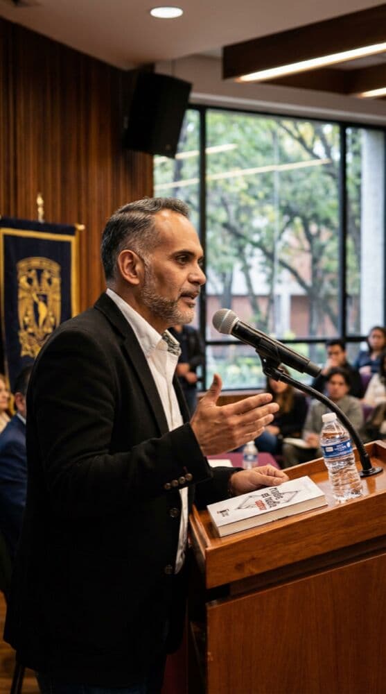 Portrait of Professor Gabriel Vázquez, Therapeutic Writing Specialist at MindScape Precision